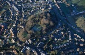 Aerial view of Bailey Hill