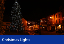 Christmas Light Button